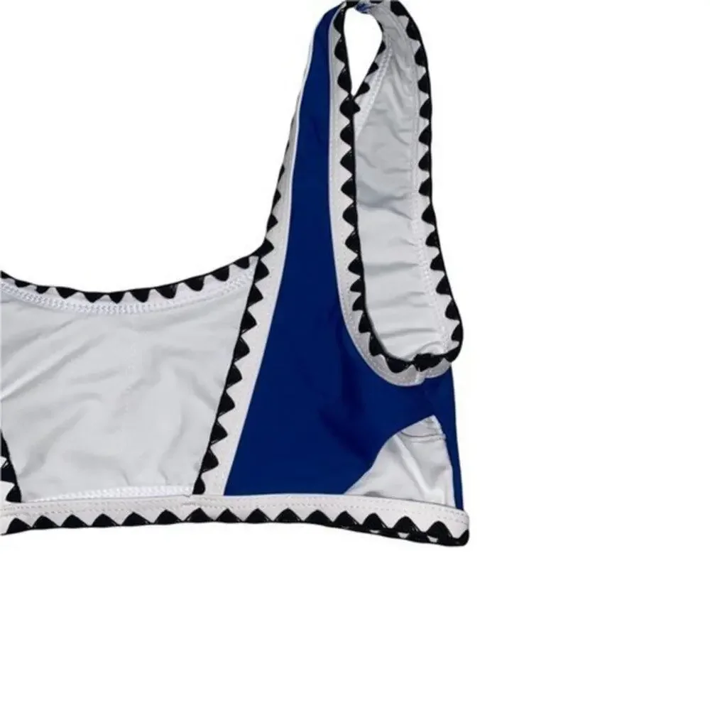 SHEIN blue trimmed